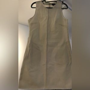 J Crew Factory White Denim Dress